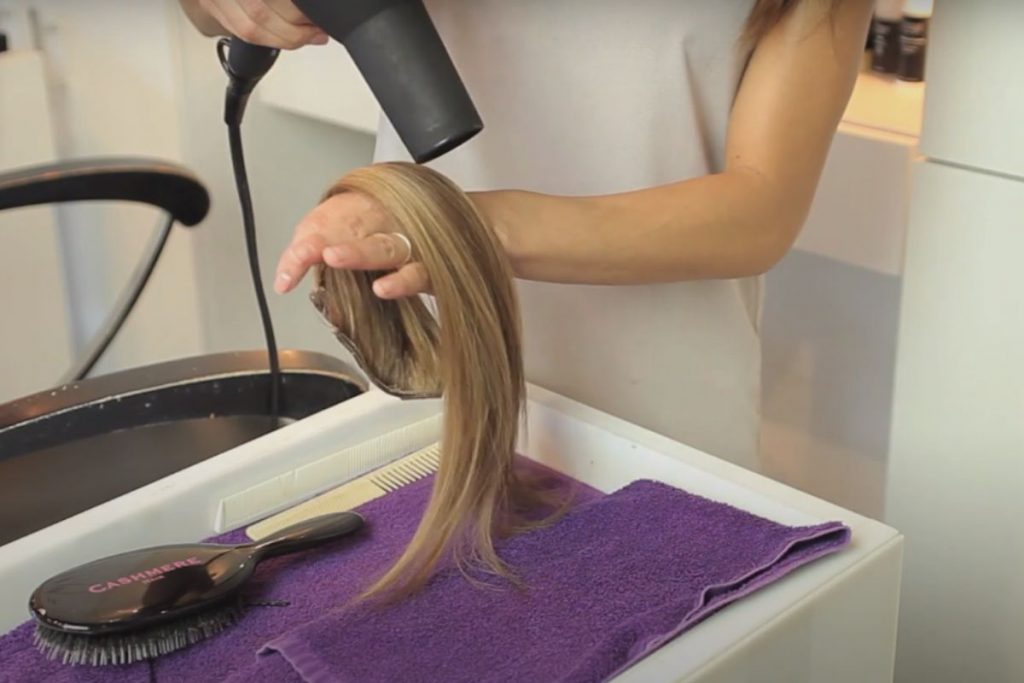 Air-Drying your Clip-in Extensions