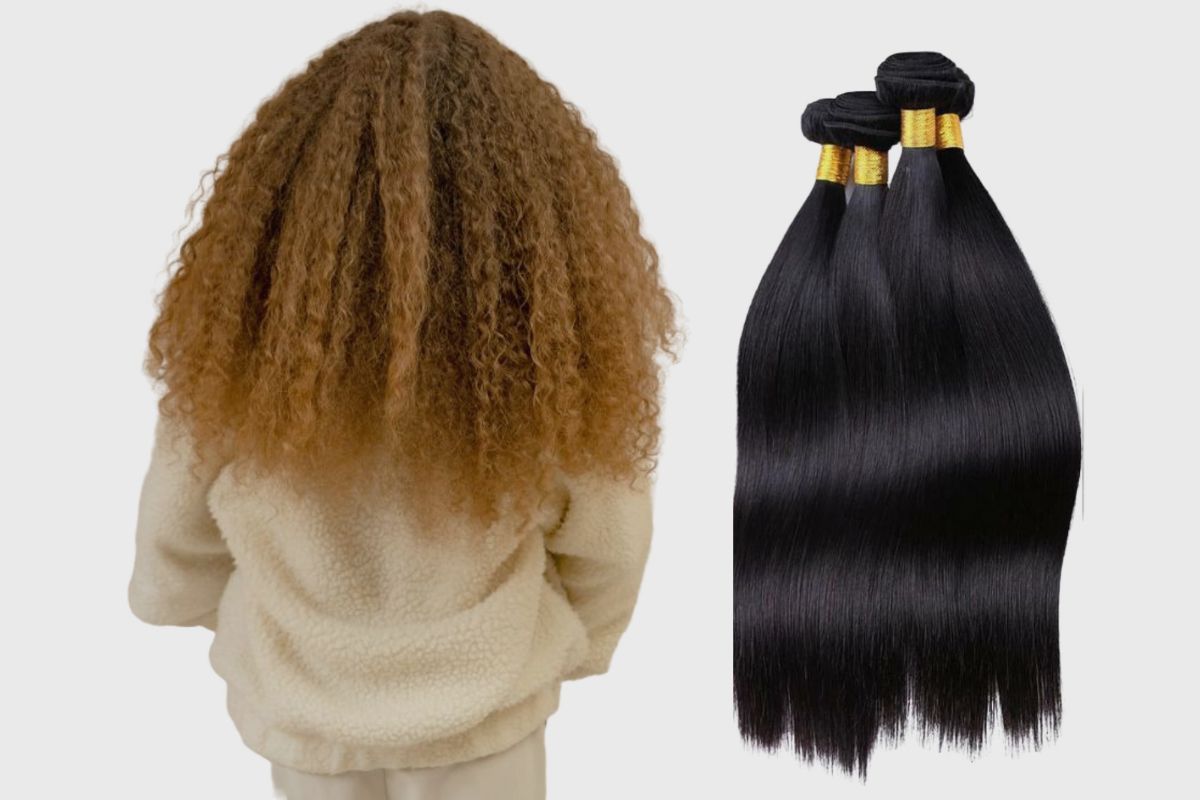 How To Use Straight Hair Extensions On Curly Hair