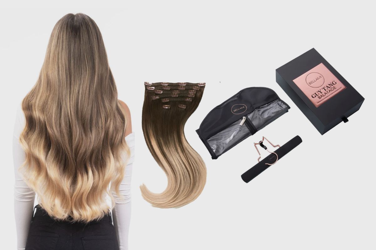 How to apply Bellami clip-in hair extensions