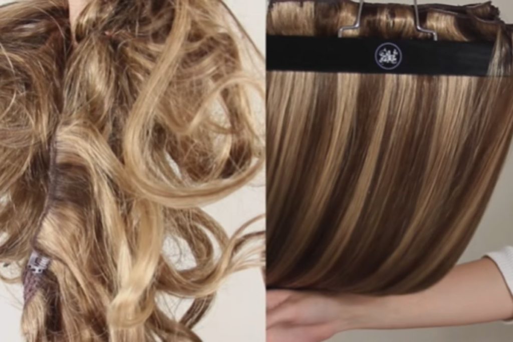 How to untangle clip in hair extensions
