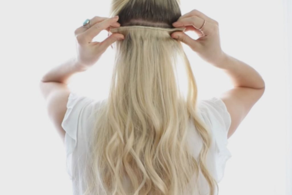 steps to put in your 7-piece clip-in hair extensions easily
