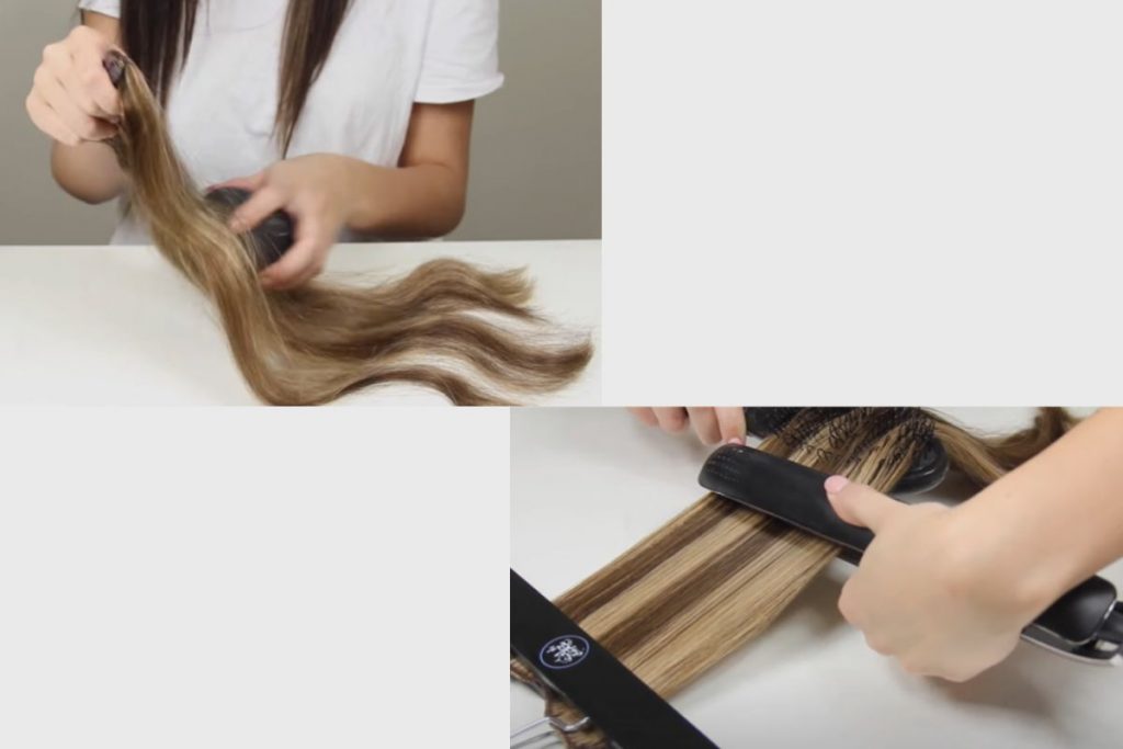 steps to untangle your clip-in hair extensions